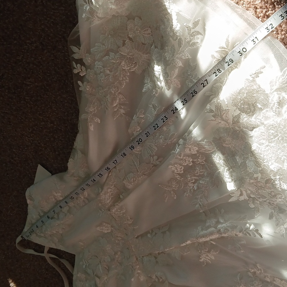 BCX  white floral lace dress size 3 - Picture 14 of 15